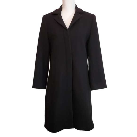 GAP Black,WOOL Blend Winter Topcoat Size-Small-EUC - Picture 1 of 5